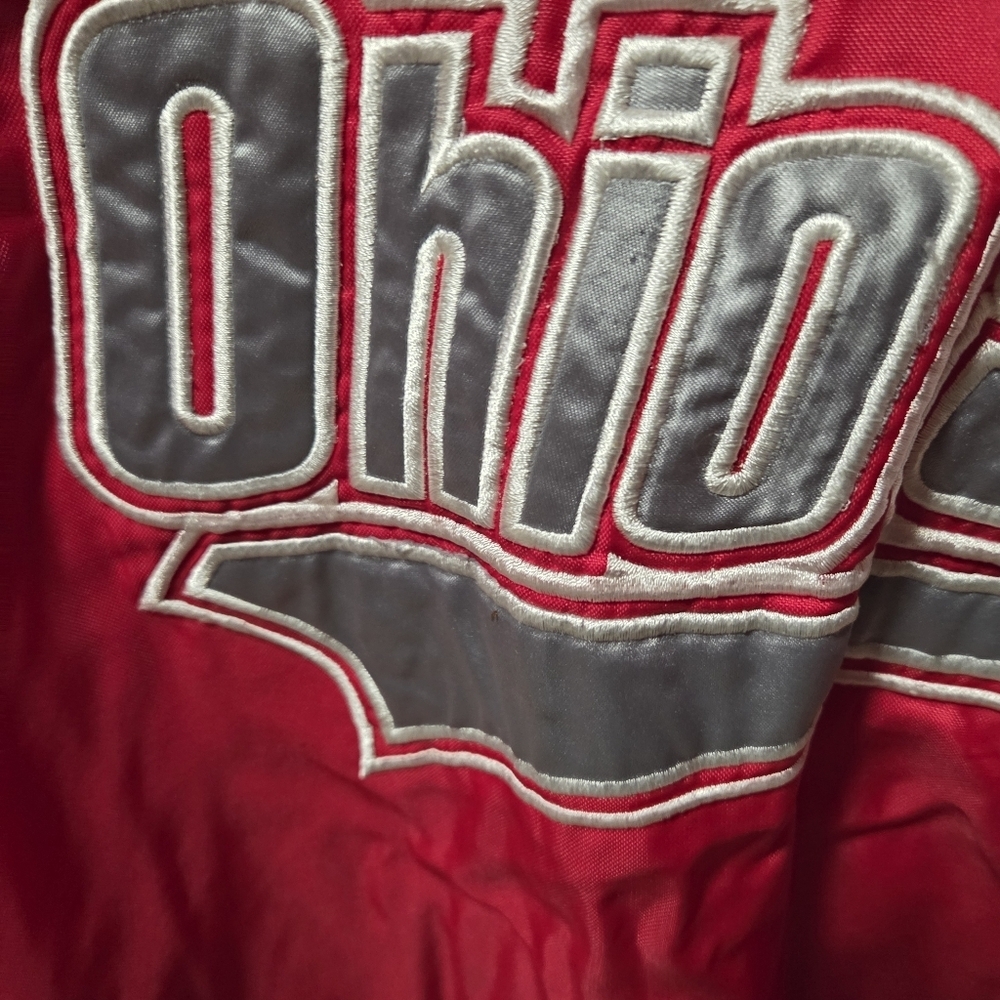 Vintage Starter Ohio State Buckeyes Embroidered Windbreaker Pullover Size XL - Picture 4 of 10